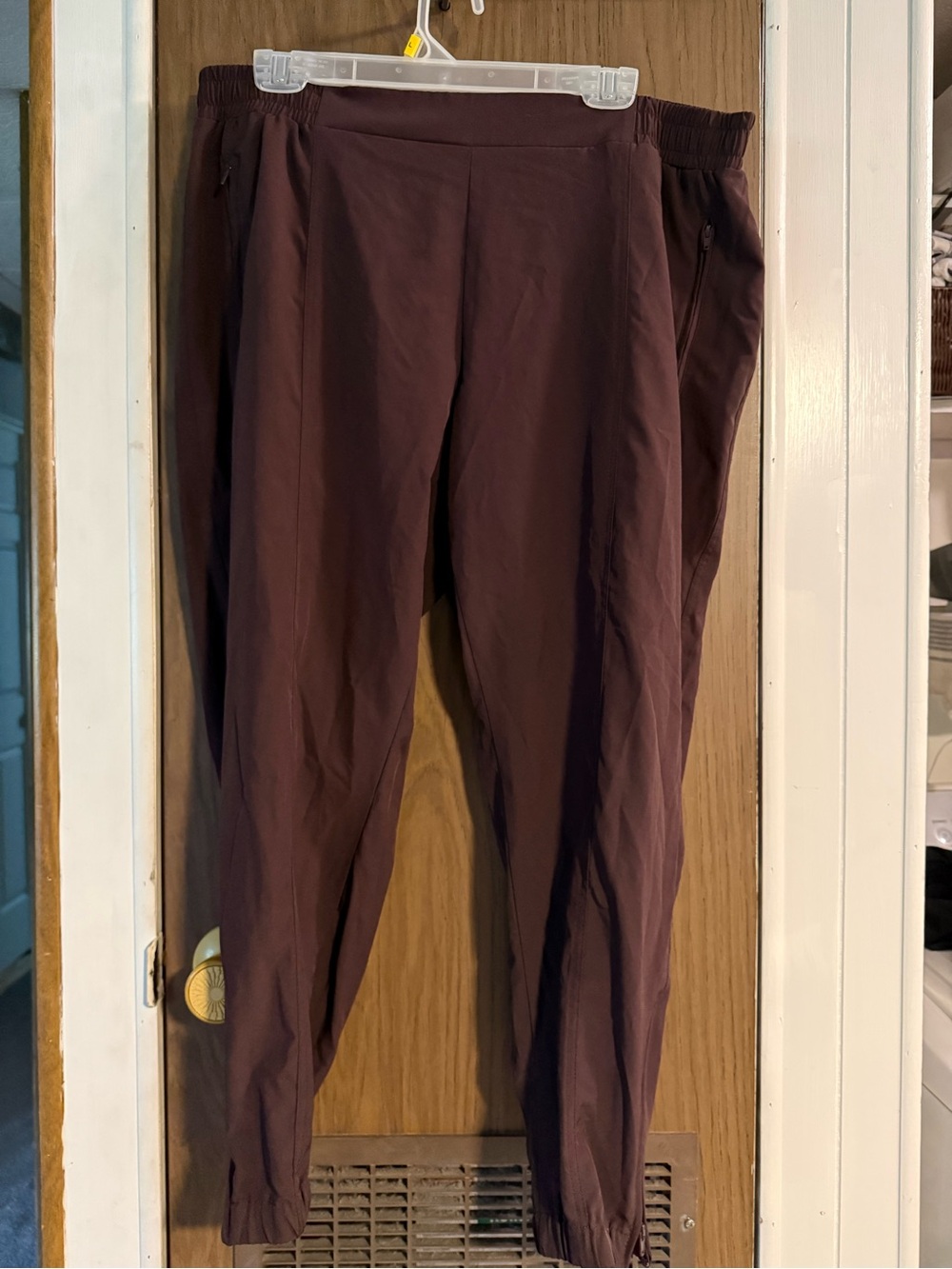 Old Navy Maroon-Brown Slim Track Joggers